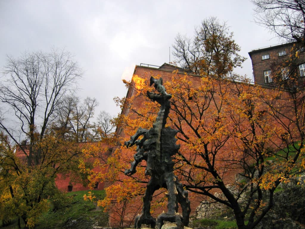 Wawel Castle Dragon's statue