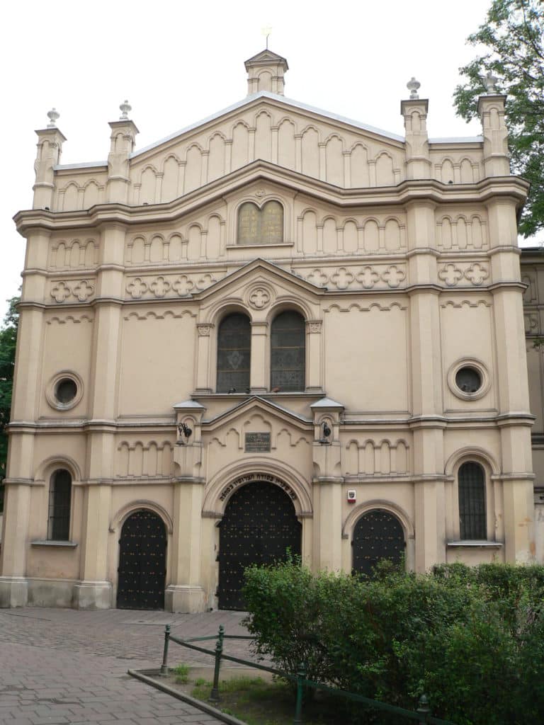 Tempel Synagogue, one of only two active synagogues in the Jewish Quarter in Krakow