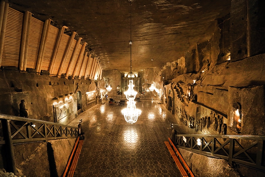 Wieliczka Salt Mine Royal Salt Mines Near Krakow Poland 