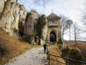 Gate to the castle in Ojcow, Eagles' Nest Trail Poland
