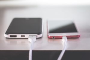 charging phones before flight