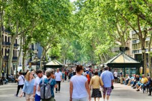 La Rambla street - Barcelona