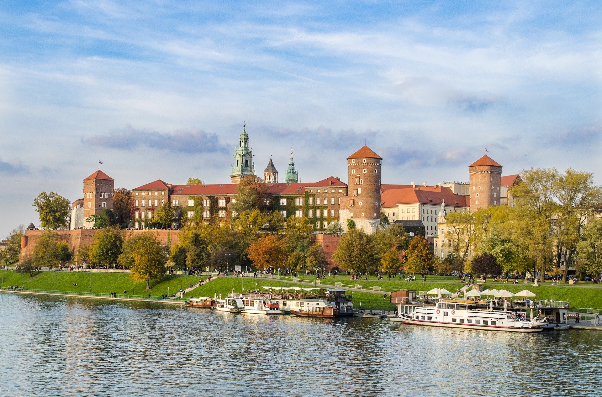 Krakow castle panorama