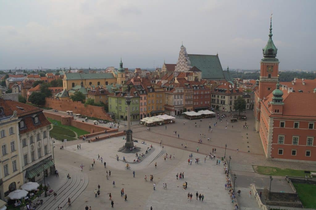 Warsaw Old Town - Royal Castle - Column of Sigismund III Vasa - Castle Square