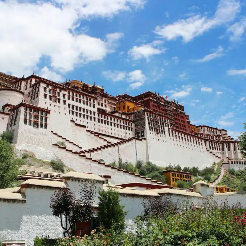 The Potala Palace in Tibet, China is a true marvel of architecture and one of the best places in the world to put on your travel list.