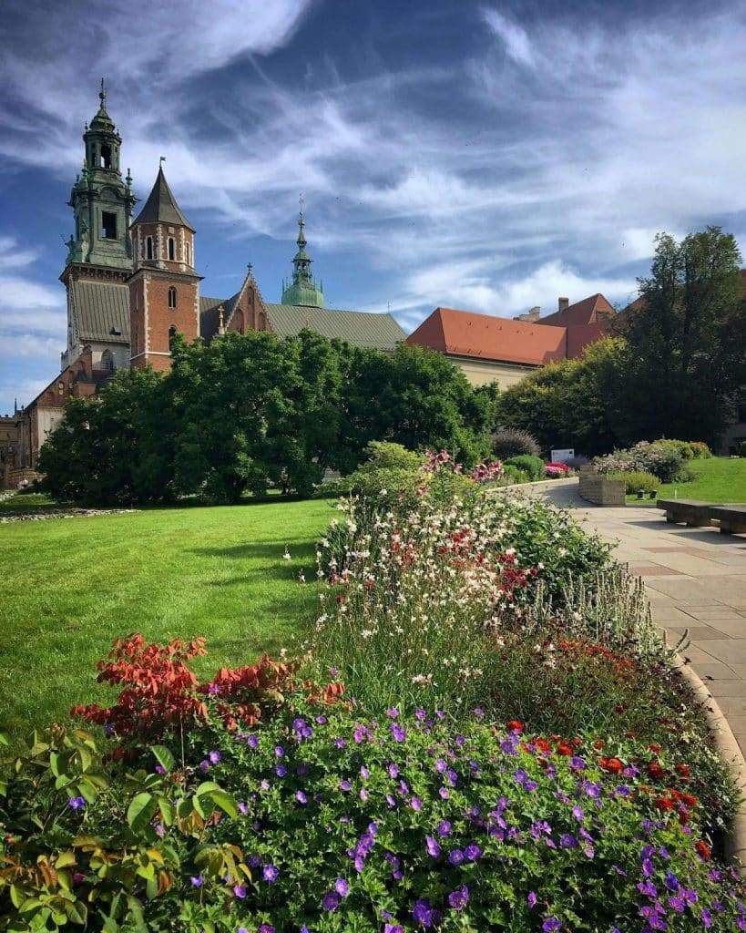 Wawel castle garden, krakow